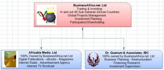businessafricanet.is & Associates companies